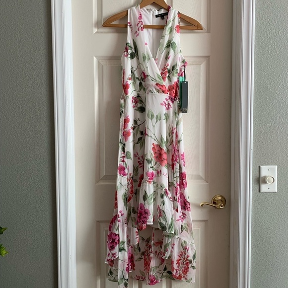 Ryan Michelle Floral Sleeveless V-Neck Style Dress Size PS - Picture 15 of 17